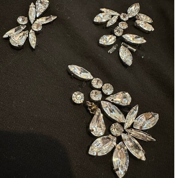 Cece Women's Embellished Layered Look Top Black Sz L Chic Effortless Style - Picture 3 of 10